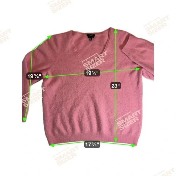 Talbots pure cashmere‎ vneck sweater. Size 2X. Shrunk Cropped. Soft - Picture 6 of 6